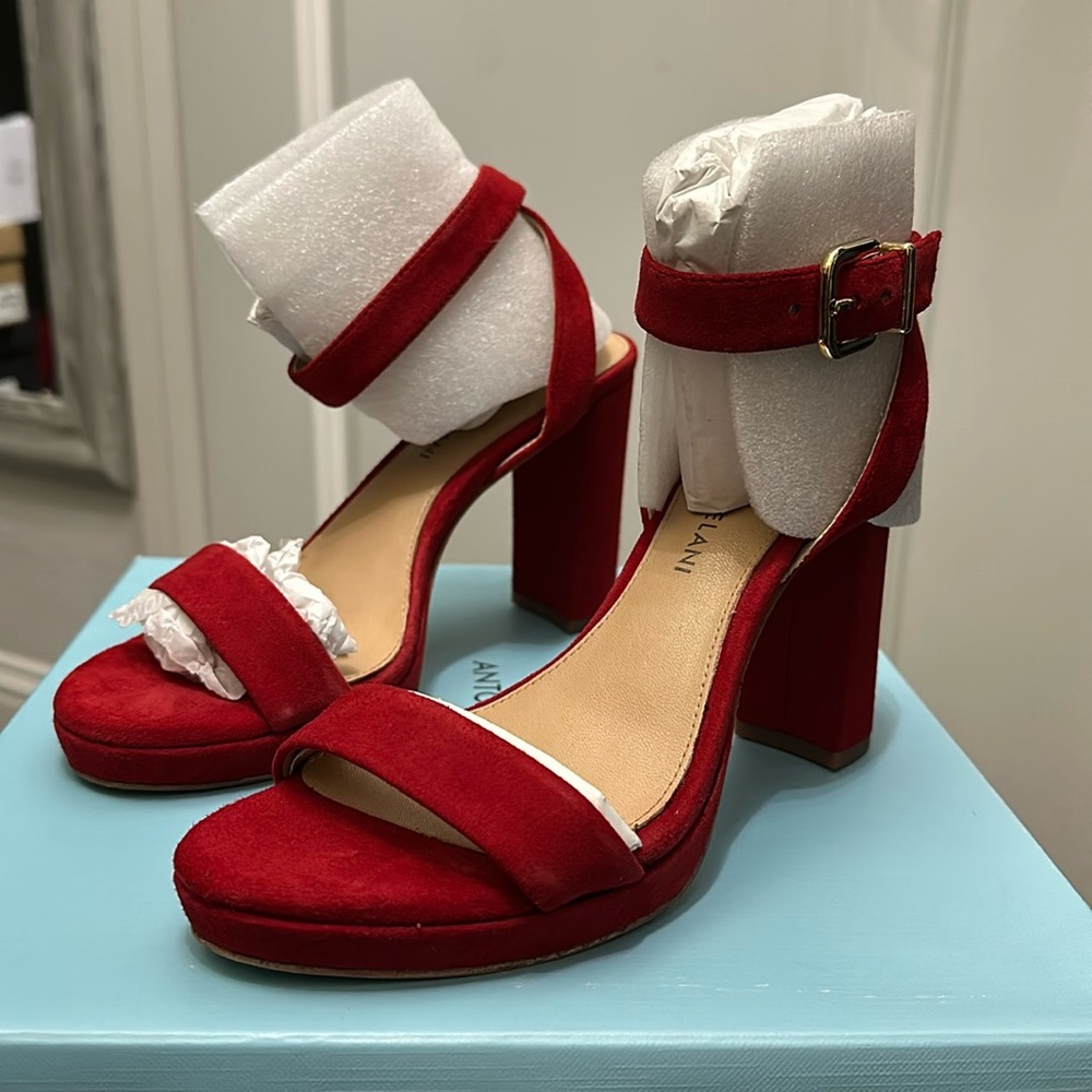 Beautiful Red Suede Antonio Melani. NWOT
Never worn. 6.5